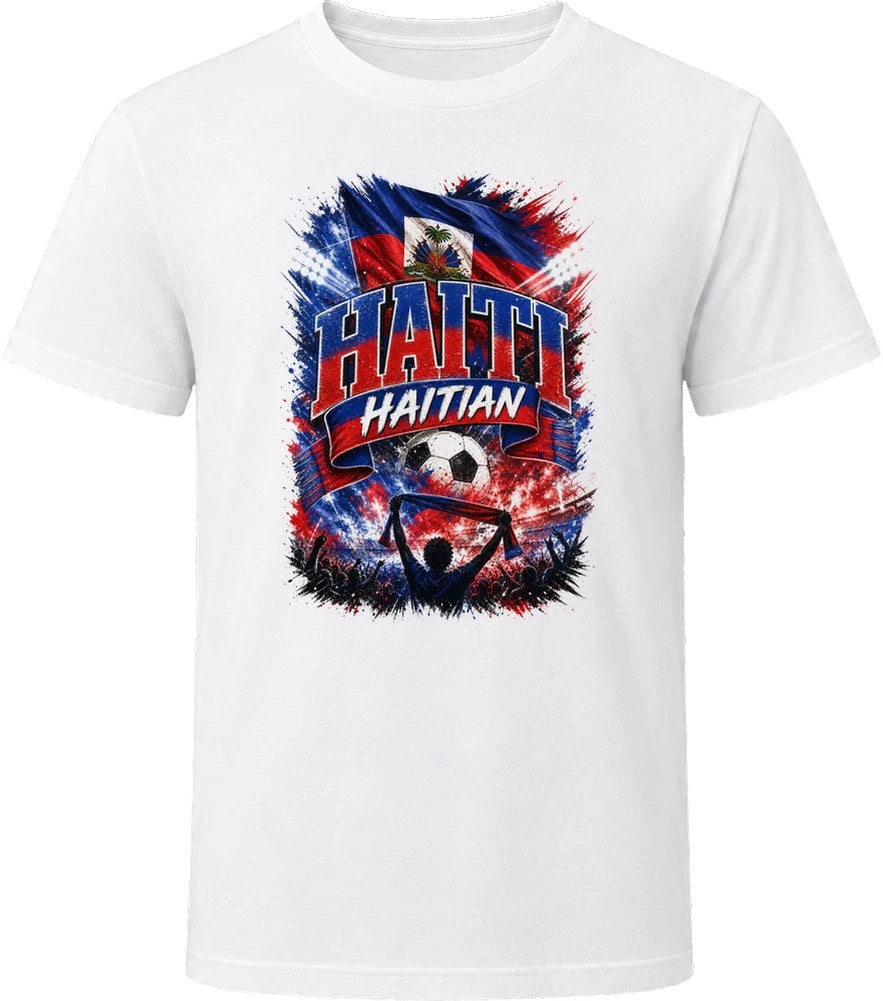 Haiti Haitian Soccer Football National Supporters T Shirt