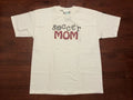 NEW 1996 SOCCER MOM T SHIRT MENS XL WHITE PINK BLACK VINTAGE 90's MOTHER NWT v e