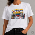 Colombia t shirt football 2026 fan flag national soccer top art design tee gift