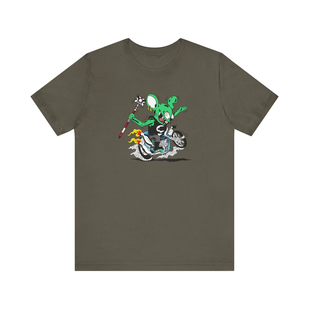 Cool Rat Motorcycle Unisex Tee - Fun Graphic T-Shirt for Adventure Lovers
