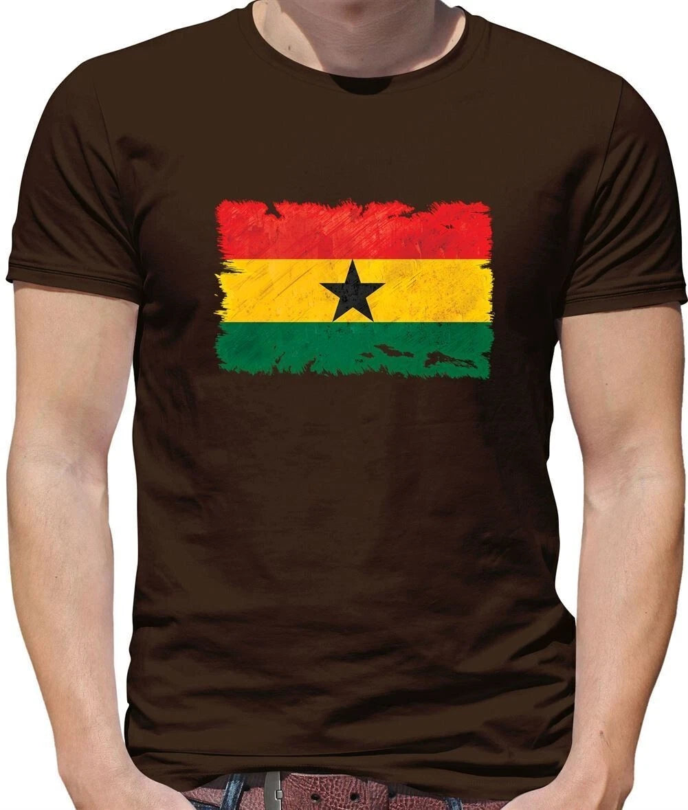 Ghana Grunge Flag Style - T-Shirt - Ghana Country Travel Flags Of