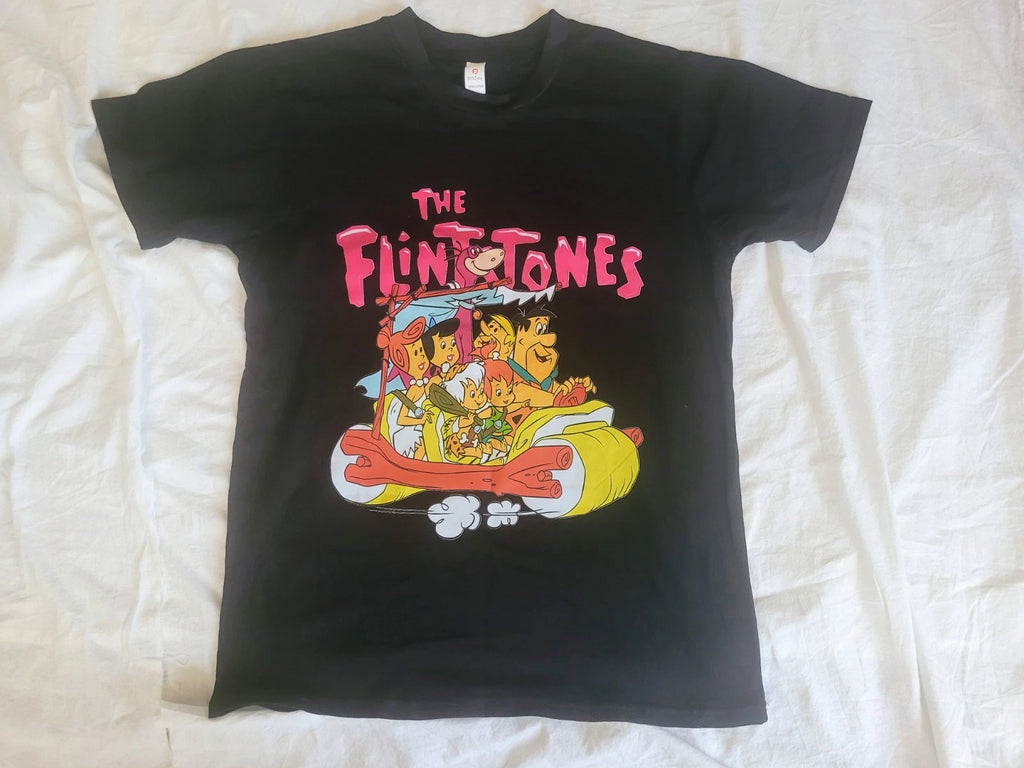 The Flintstones Tshirt Sz M Black