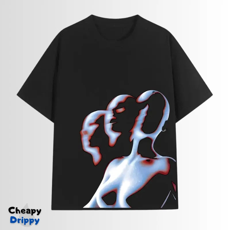 Melting Muse Shirt | Y2K Streetwear Drip | Abstract Aesthetic T-Shirt