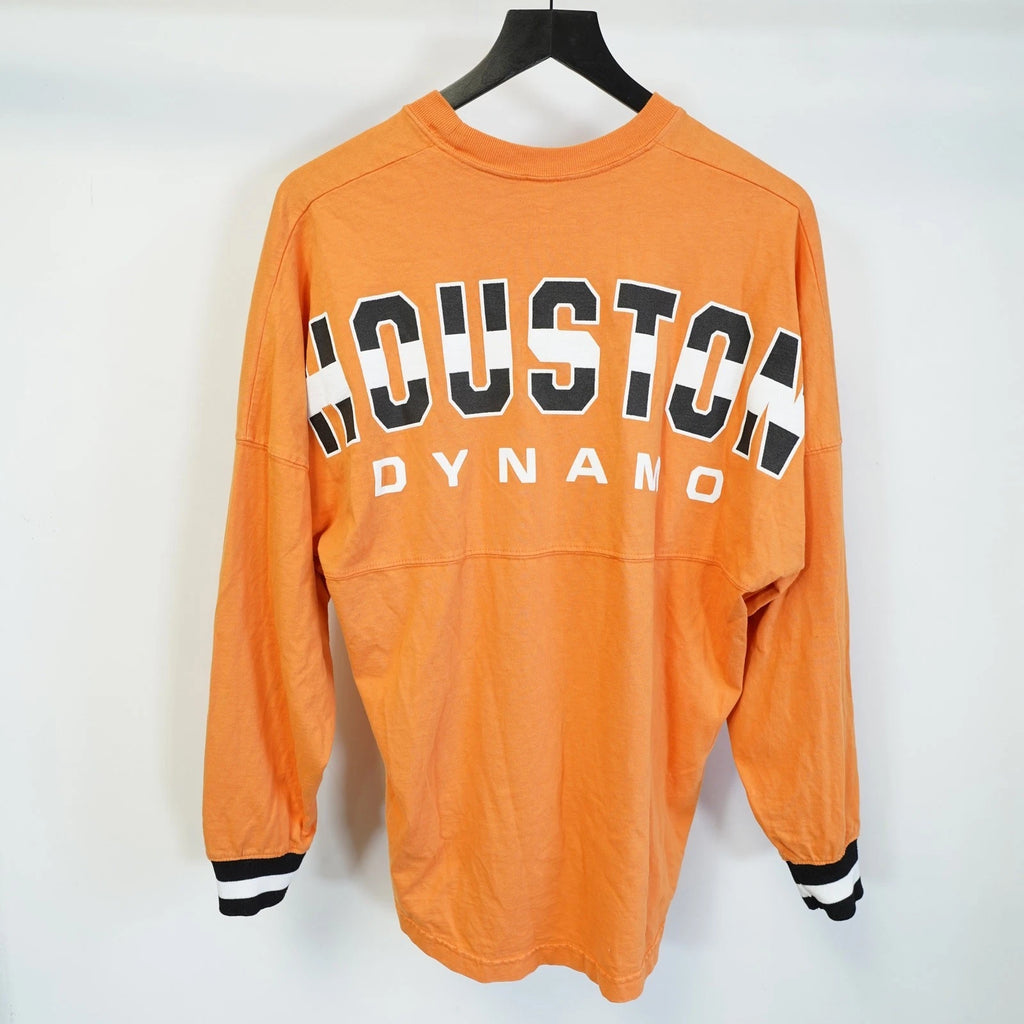Houston Dynamo Spirit Jersey MLS Soccer Unisex S Orange Fanatics Longsleeve