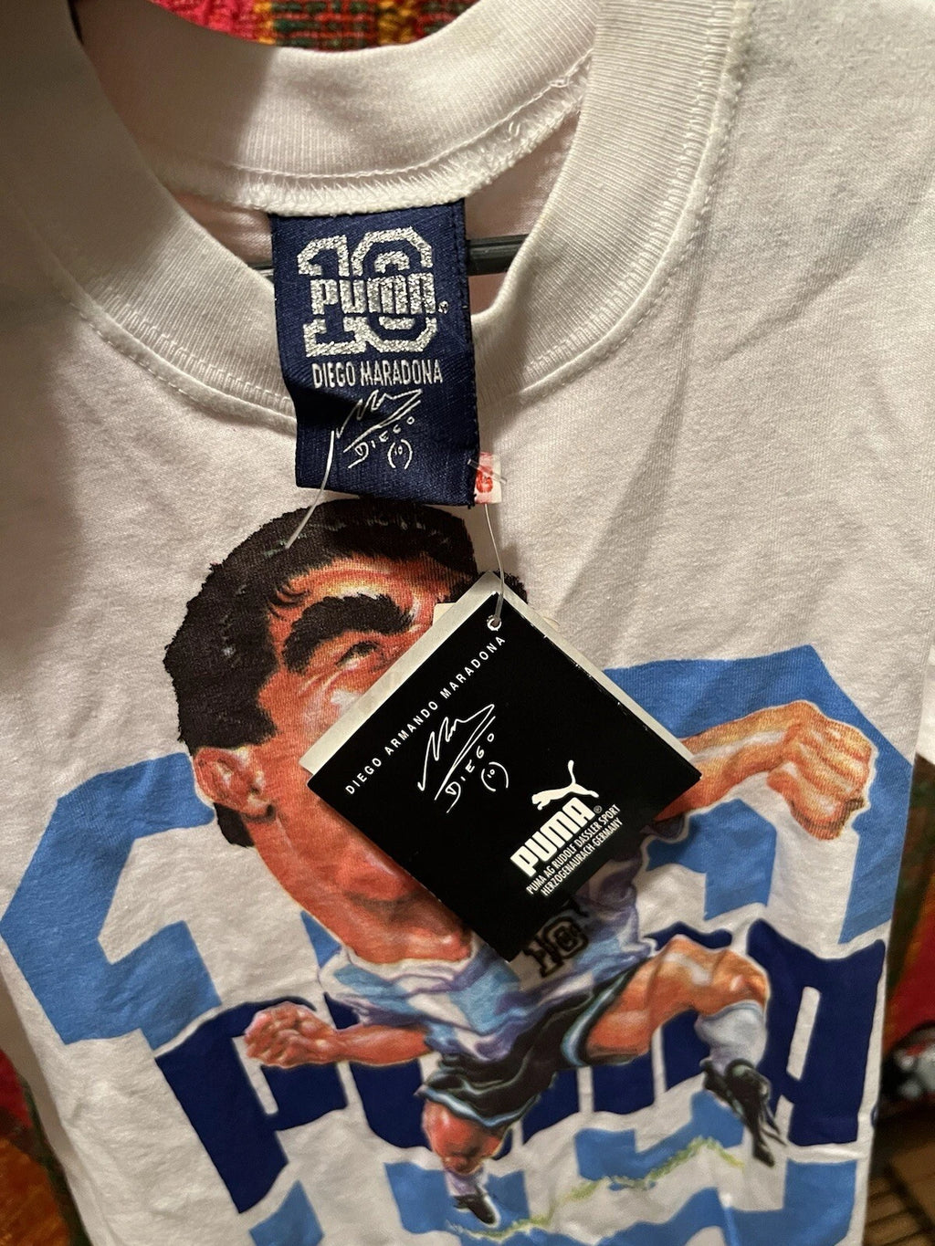 ARGENTINA Soccer Fútbol Diego A. Maradona T Shirt for kids, one of 20 made.