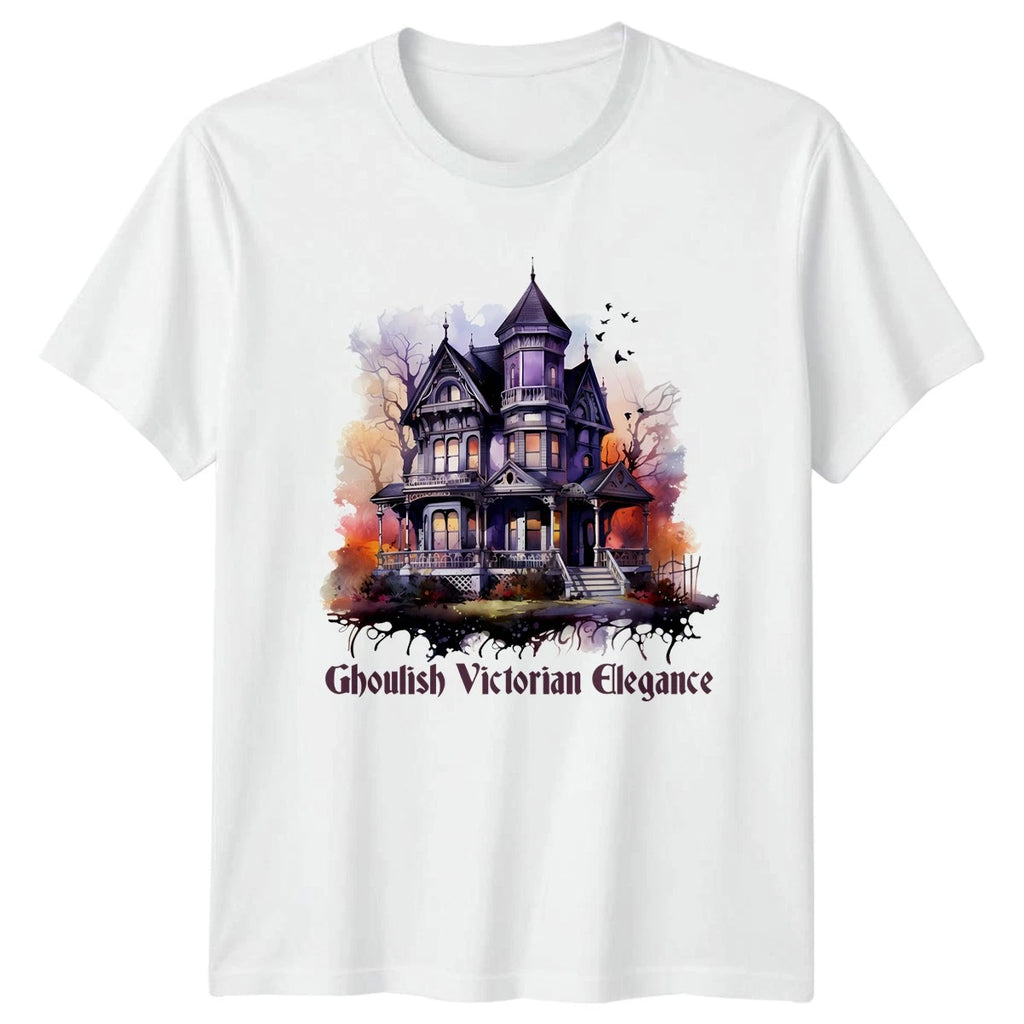 Ghoulish Victorian Elegance T-Shirt Gothic Halloween Gift For Him And Her