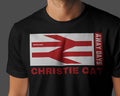 CHRISTIE CAT Away Days T-Shirt | Morecambe Mascot Shrimps Mazuma | Unisex Org