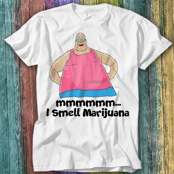 The Big Lez Show Squad I Smell Marijuana Sasquatch T Shirt Top Tee 396