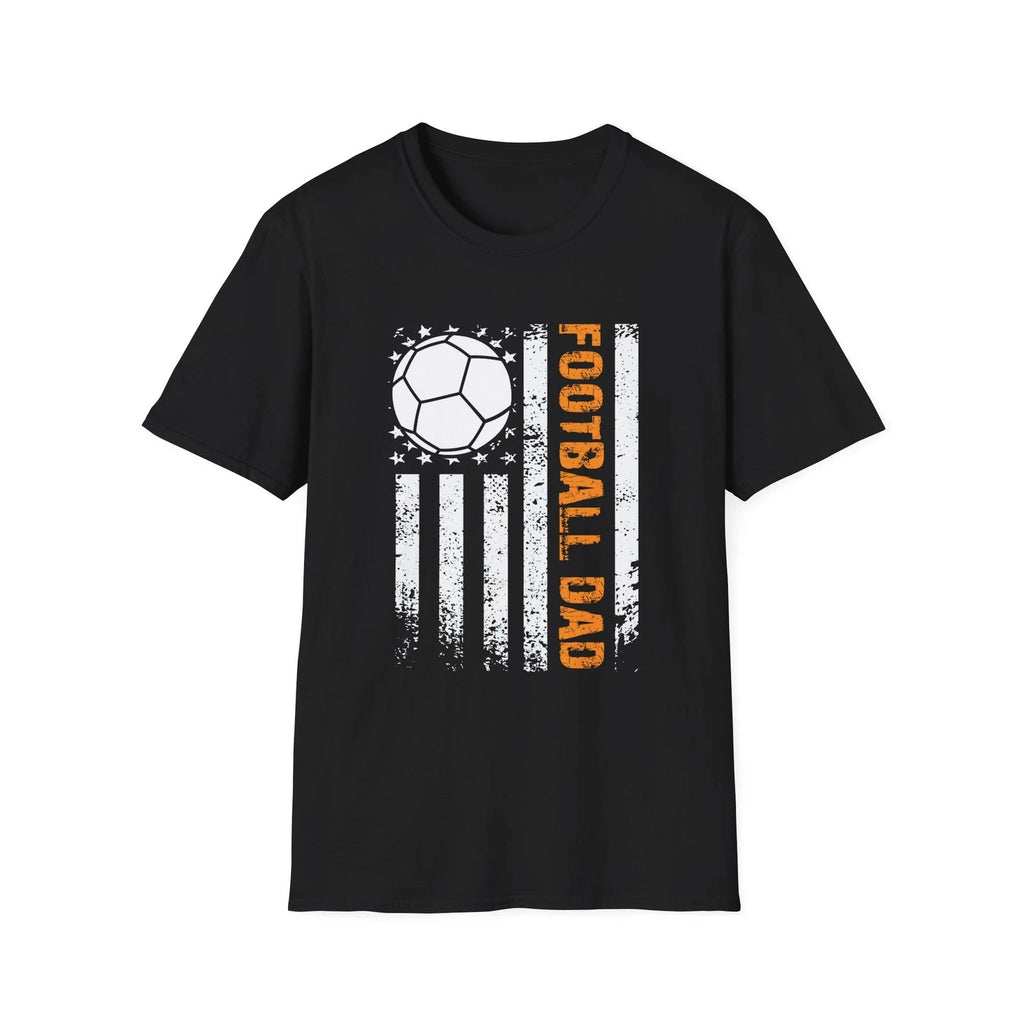 Football Dad Shirt | Soccer Ball American Flag Design