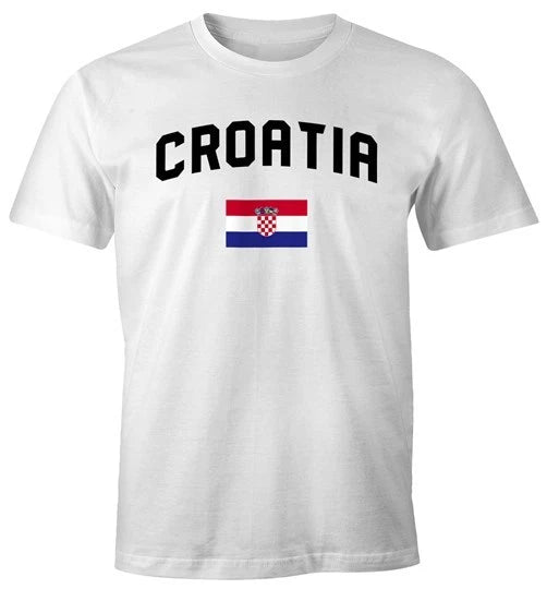 Men's T-Shirt Croatia Croatia Hrvatska Fan Shirt World Cup 2018 Football