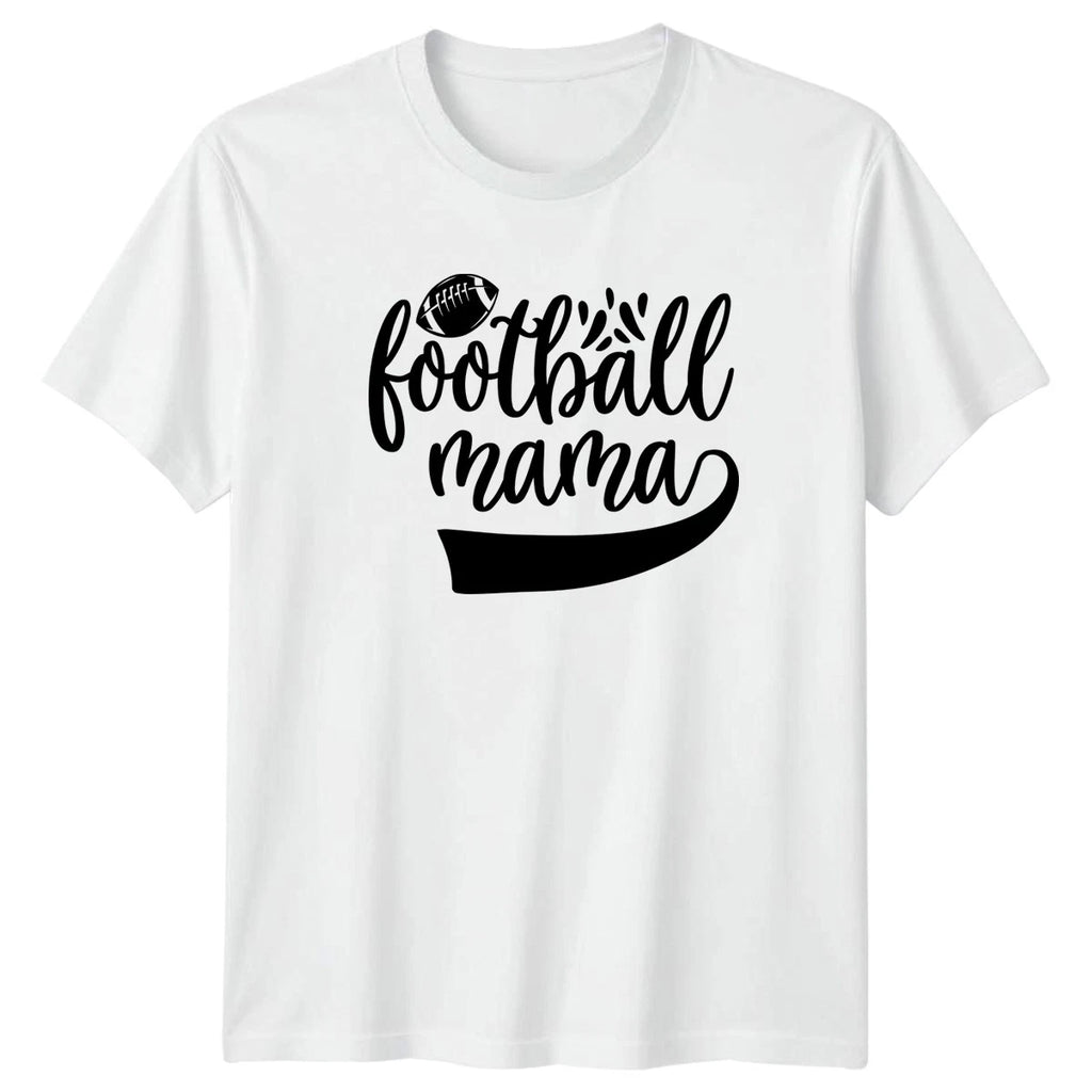 Football Mama Womens T-Shirt Football Moms Sports Mothers Day Gift For Her
