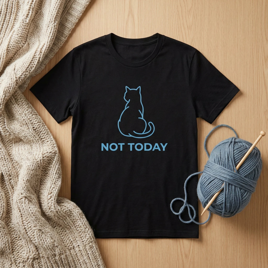 Unbothered Cat Minimalist Graphic Tee