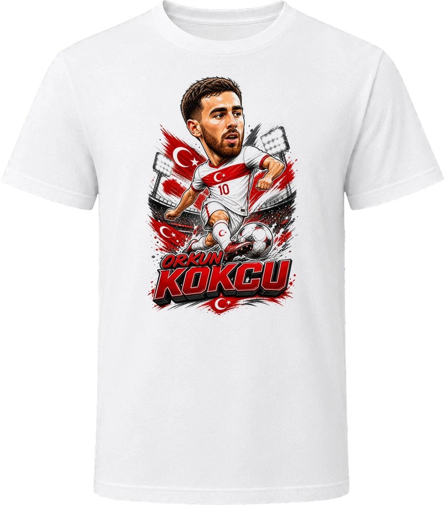 Orkun Kokcu, Turkey Caricature Soccer 2026 T Shirt