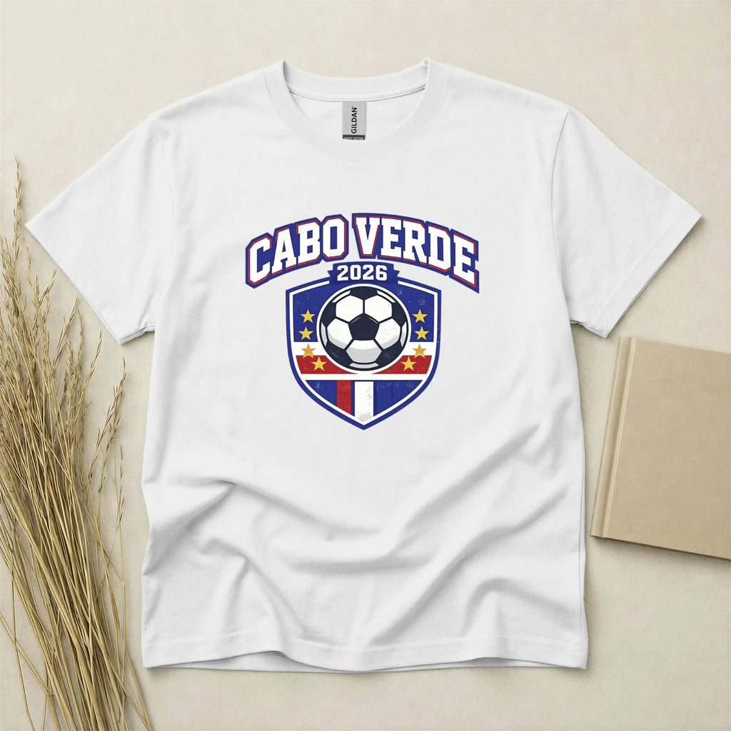 Cabo Verde 2026 Football Fan T Shirt Soccer Supporters Gildan Cotton Top