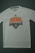 Adidas 'Ultimate Tee' MLS Houston Dynamo T-Shirt. White, Men's Size M. MINT!!
