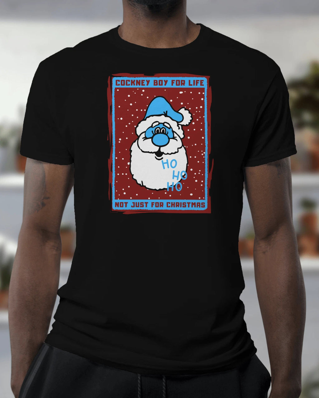 West Ham T Shirt  - Cockney Boy For Life Not Just For Christmas - Org - Unisex