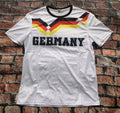 Men’s Germany Poly Print Fan Supporter Football Shirt New Size L