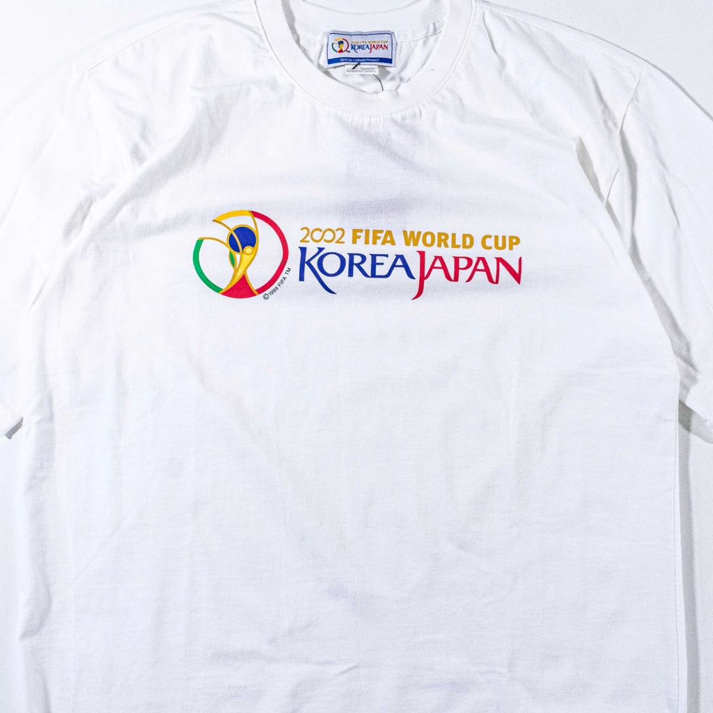 Vintage 2002 World Cup Korea Japan T Shirt Medium Promo Soccer Graphic Tee Y2K