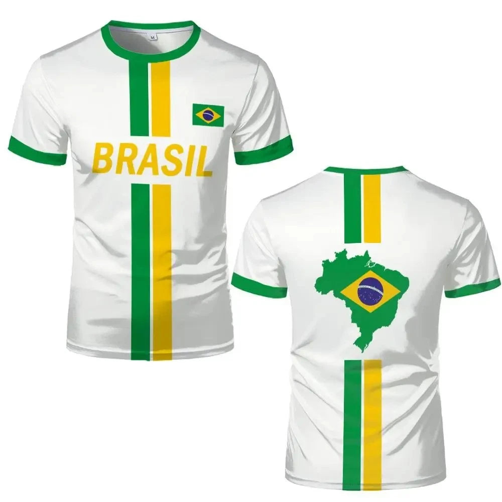 Brazil Football T-Shirts Polyester Breathable WORLD CUP 2026