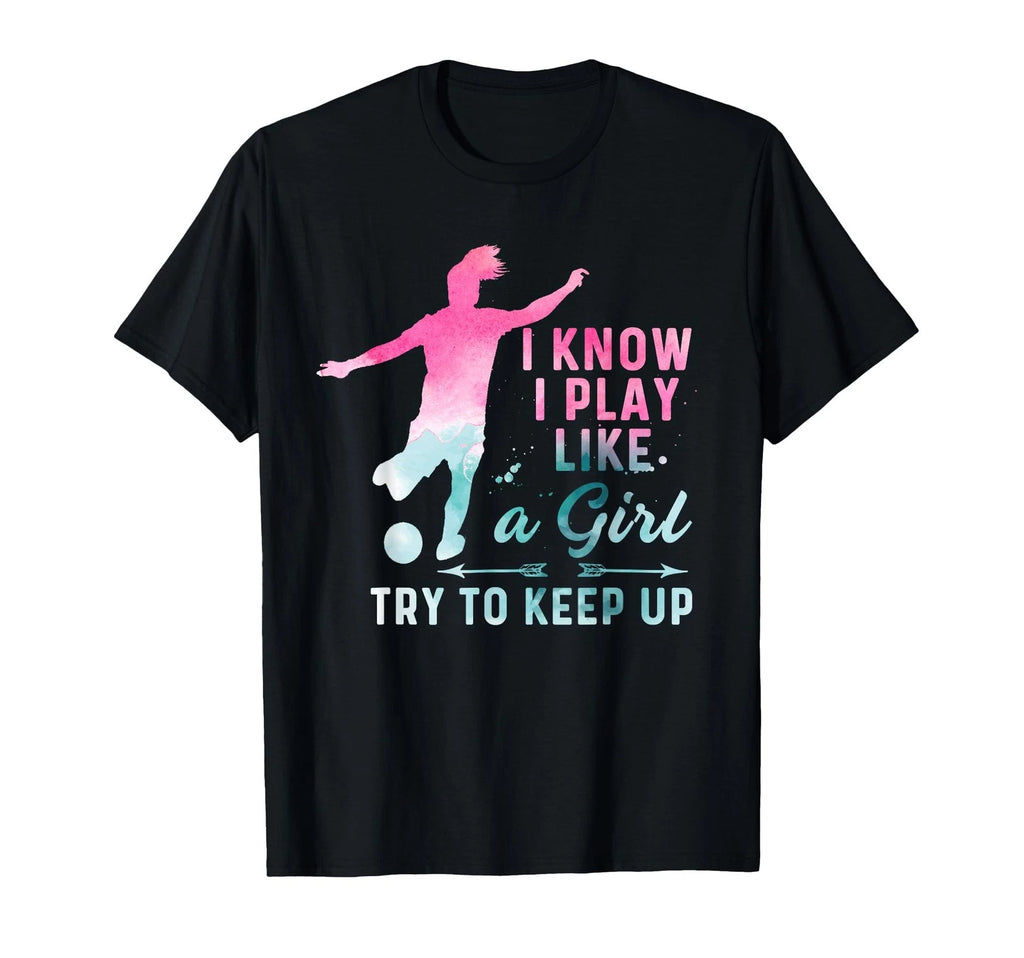Girl Soccer Player Gifts Team Cleats Mom Goalie Captain T-Shirt