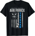 Veteran Of The US Air Force USA Flag Veterans T-Shirt