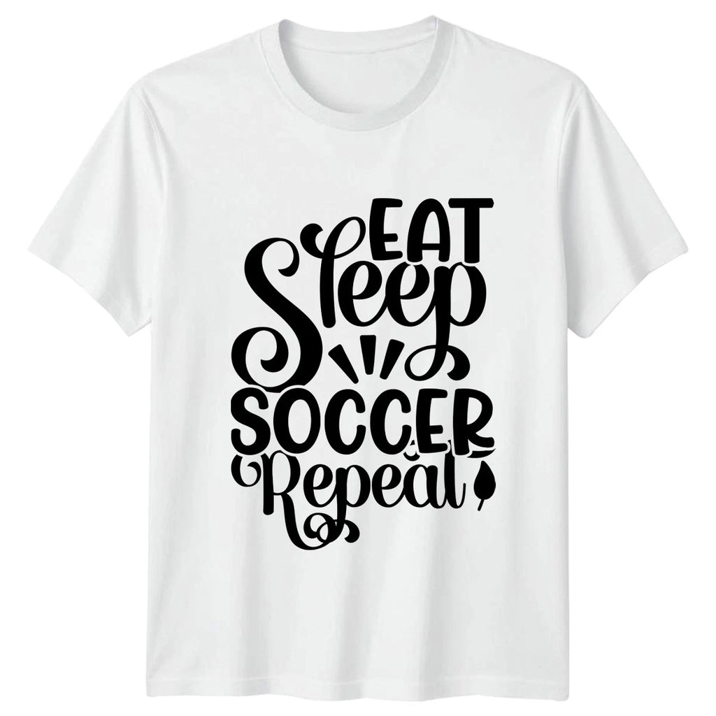 Eat Sleep Soccer Repeat Mens T-Shirt Soccer Fathers Day Gift For Him