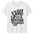 Eat Sleep Soccer Repeat Mens T-Shirt Soccer Fathers Day Gift For Him