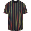 Urban Classics Printed Oversized Retro Stripe Tee T-Shirt Striped Top Colorful