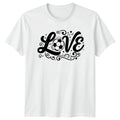 Love Womens T-Shirt Soccer Girl Soccer Birthday Gift For Her