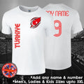 Turkiye Turkey  Football T-shirt Personalised Mens Ladies Kids Euros World Cup