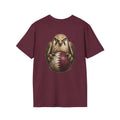 Qatar Falcon Soccer Ball T-Shirt Qatar Flag Football Fan Back Print Graphic Tee