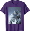 Funny Lion Monkey Meme Brainrot Rage Bait Monkey Meme T-Shirt