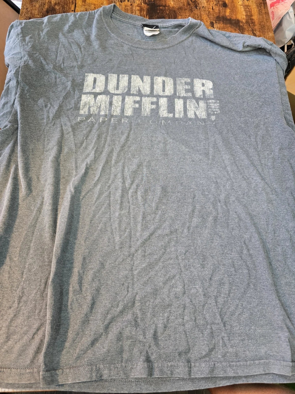 THE OFFICE Dunder Mifflin Paper Company Promo Tee  Men’s XL Official TV Vintage