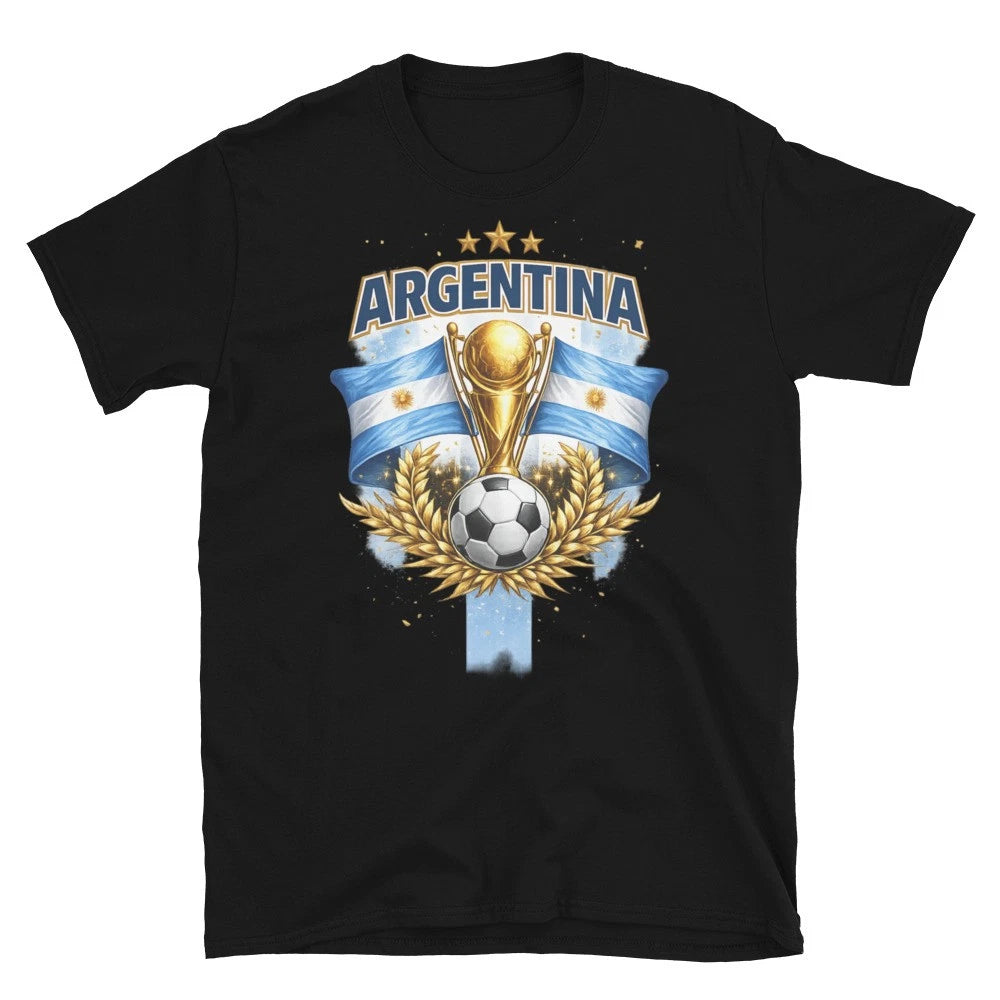 Argentina Soccer Football Fan T-Shirt | Unisex World Cup Supporter Tee