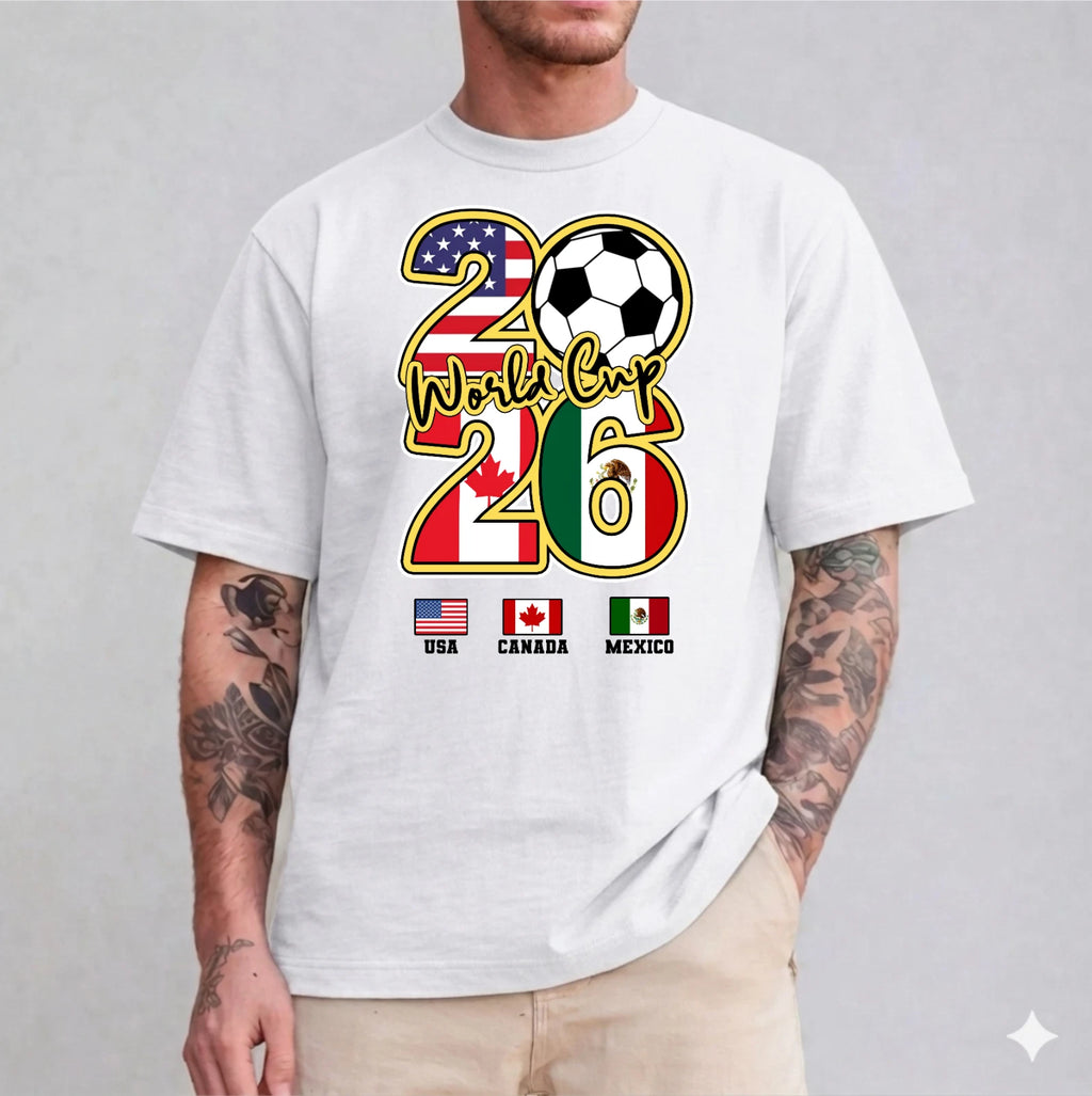 2026 World Cup T-Shirt, Football Fan Gift Shirt, USA Canada Mexico Soccer Fan