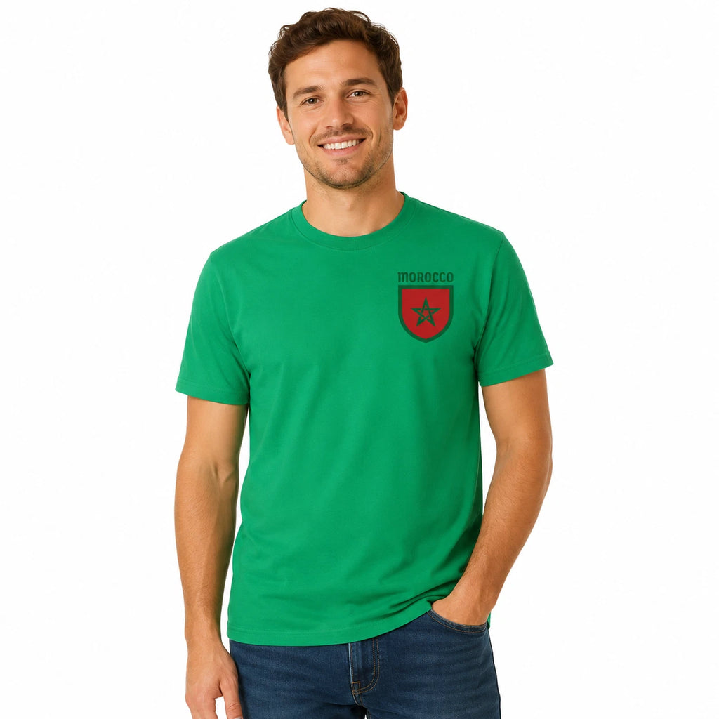 Morocco  World Cup 2026 T Shirt Mens Football Soccer Fan Moroccan Supporter