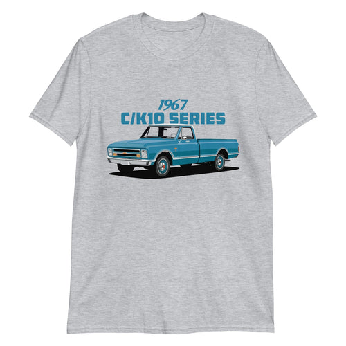1967 Chevy C10 C/K10 Series Antique American Pickup Truck Short-Sleeve T-Shirt