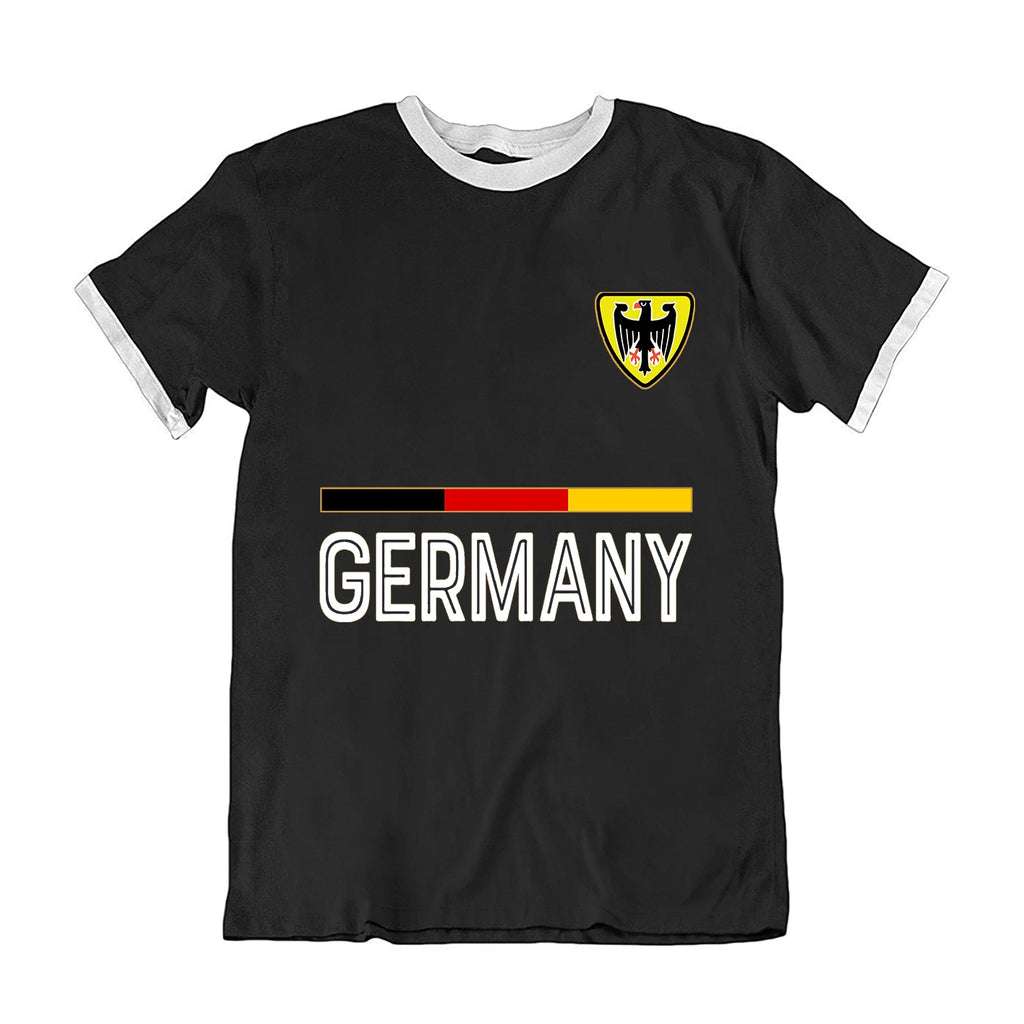 Mens or Womens GERMANY T-Shirt  Country Flag Strip  Football World Cup 2026