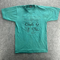 Vintage Chiefs CYSL Shirt Mens Small Green Richmond Virginia Soccer Tee 80s USA