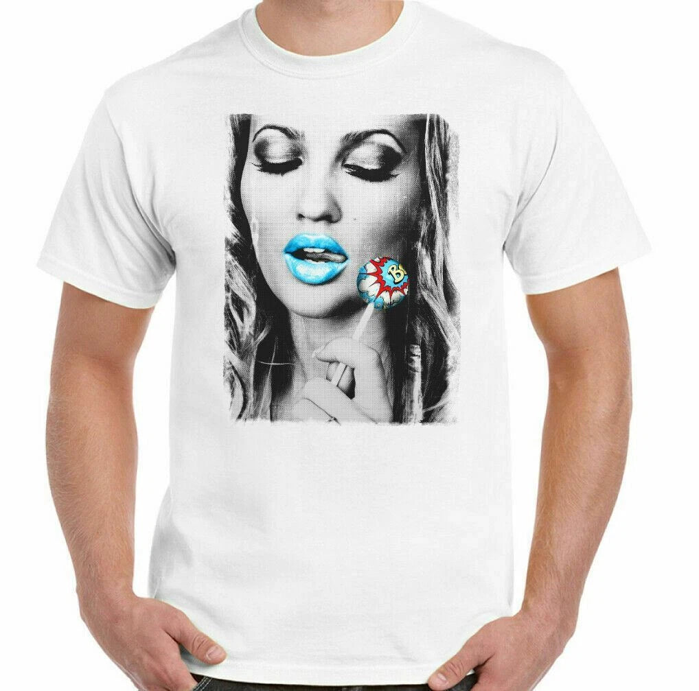 Lolly Pop Chick T-Shirt Mens Funny Fashion Contemporary Art Top