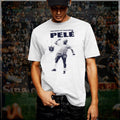 Soccer t-shirt Pele Brazilian Retro Football Legend World Cup, football new tee