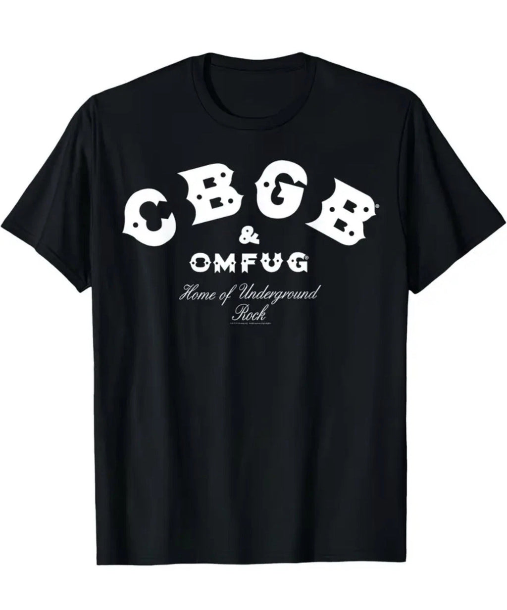CBGB & OMFUG HOME OF UNDERGROUND ROCK CLUB T SHIRT BRAND NEW 💥BEST PRICE💥