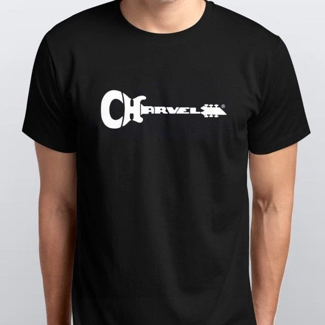 CHARVEL guitars new T-SHIRT All sizes S M L XL XXL black_ white