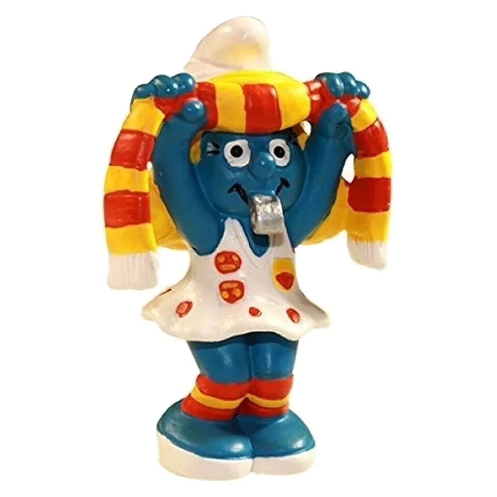NEW 20531 Fan Smurfette football RETIRED SCHLEICH Smurfs Puffo Schtroumpf soccer