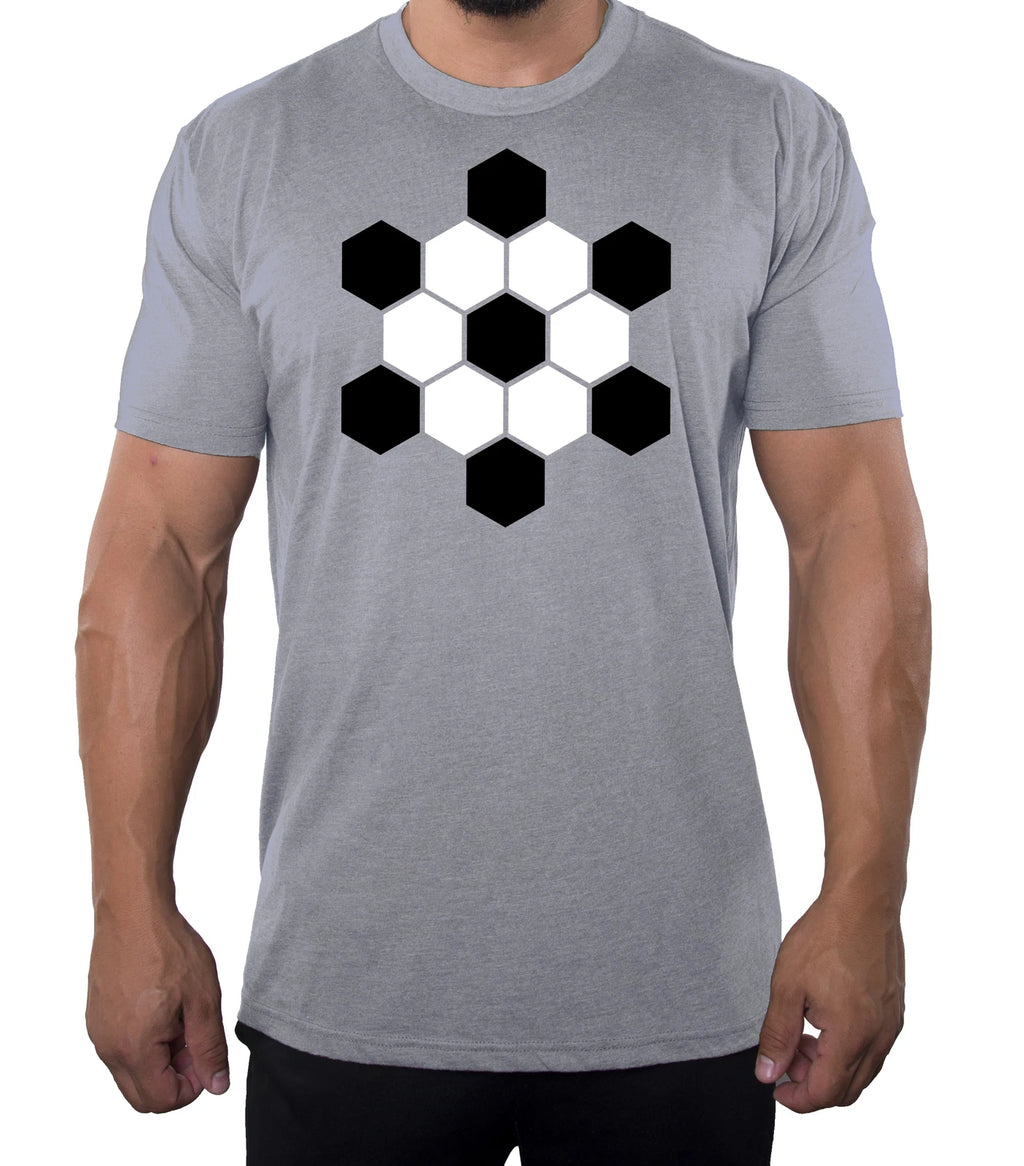 Soccer Ball Flower T-shirt, Men's Soccer Shirts, Graphic T-shirts