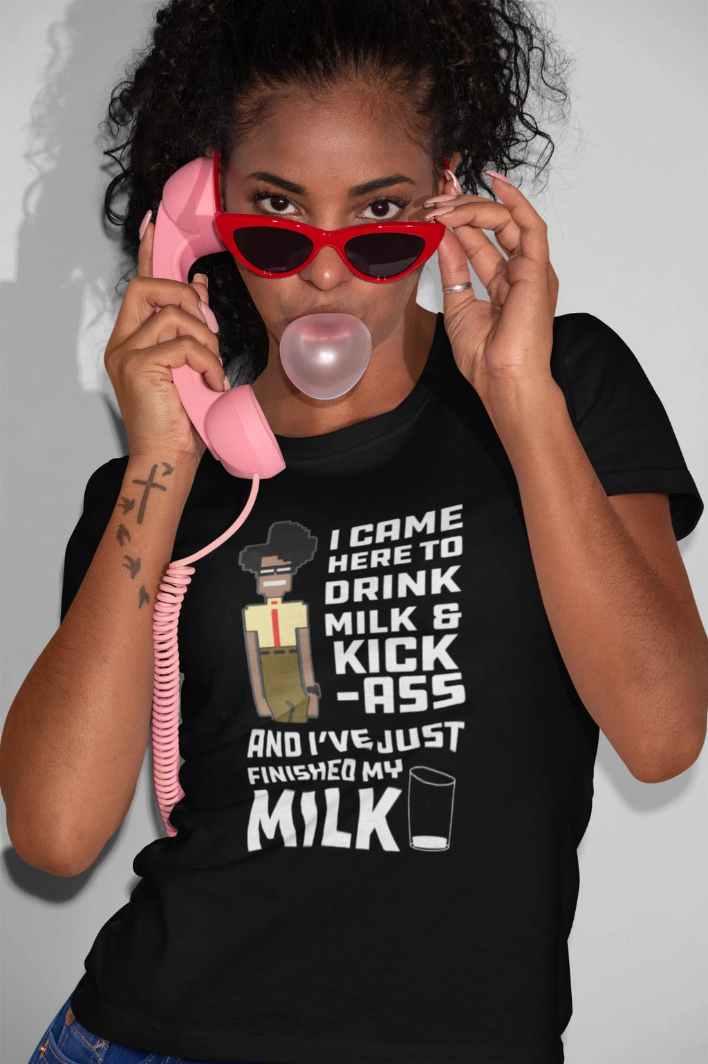 The IT Crowd - I came here to drink Milk and Kick Ass shirt