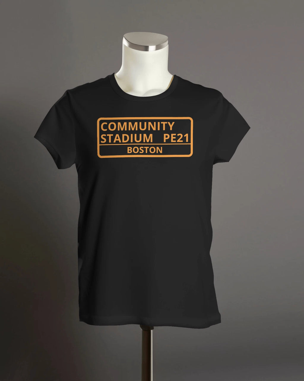 COMMUNITY STADIUM PE21 T-Shirt | Boston United Pilgrims Lincolnshire Mayflower