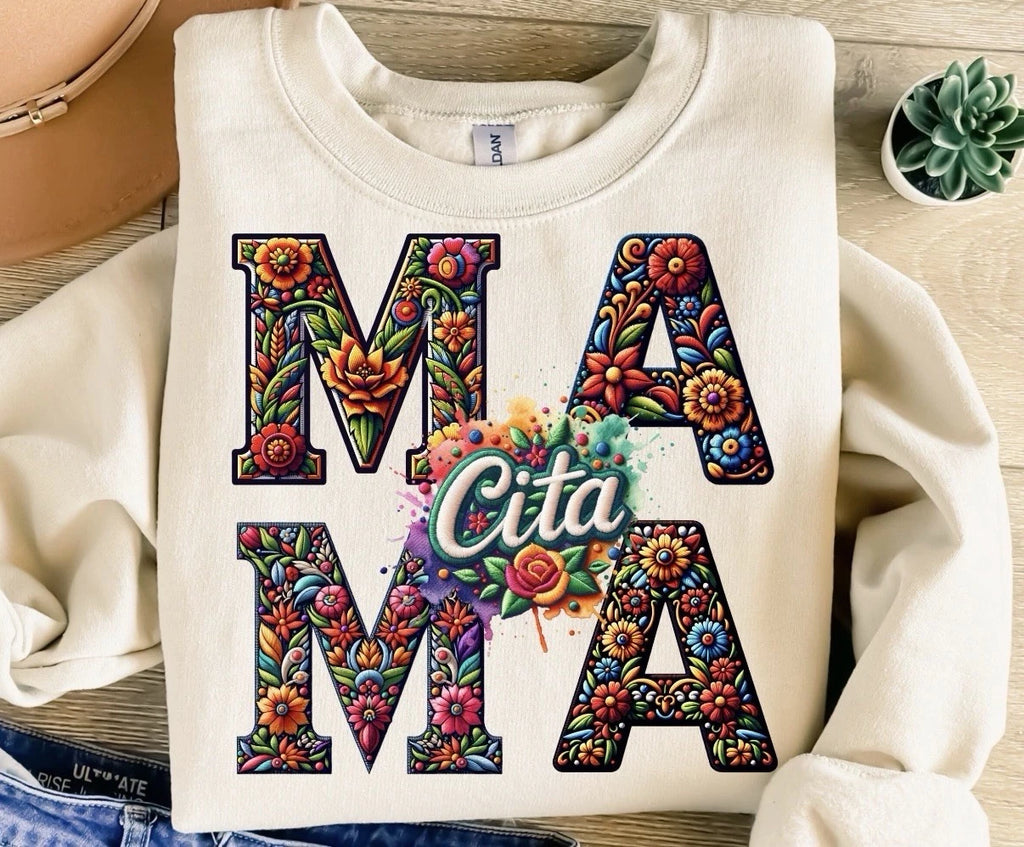 ❤️ Mamacita Mama  Custom Graphic T-Shirt Top Tee Size S-3XL