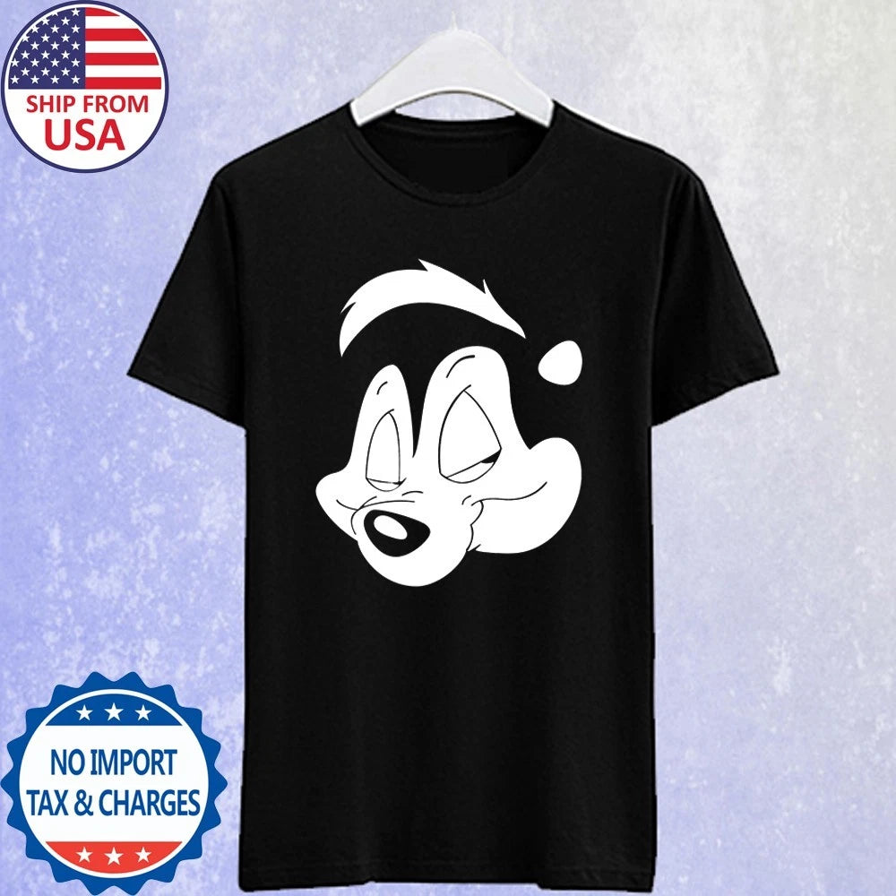 Pepe Le Pew Cartoon Men's Black Size S-5XL
