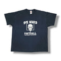 Vintage Die Hard Football Y2K Black Fruit Of The Loom T-Shirt Men's 2XL